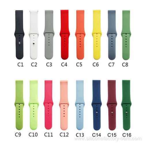 Factory Custom Soft Silicone Replacement Rubber Strap